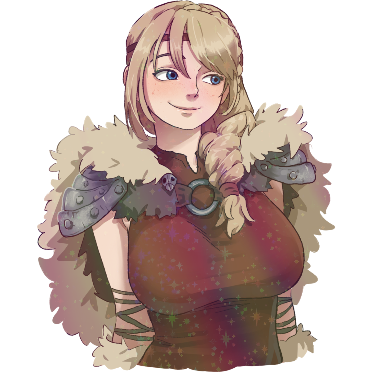 VIKING BUST STICKER! (VARIANTS) (DASHI)