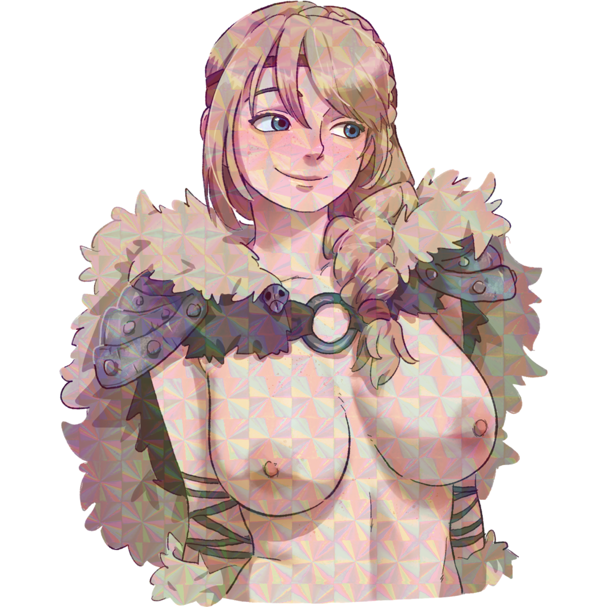 VIKING BUST STICKER! (VARIANTS) (DASHI)