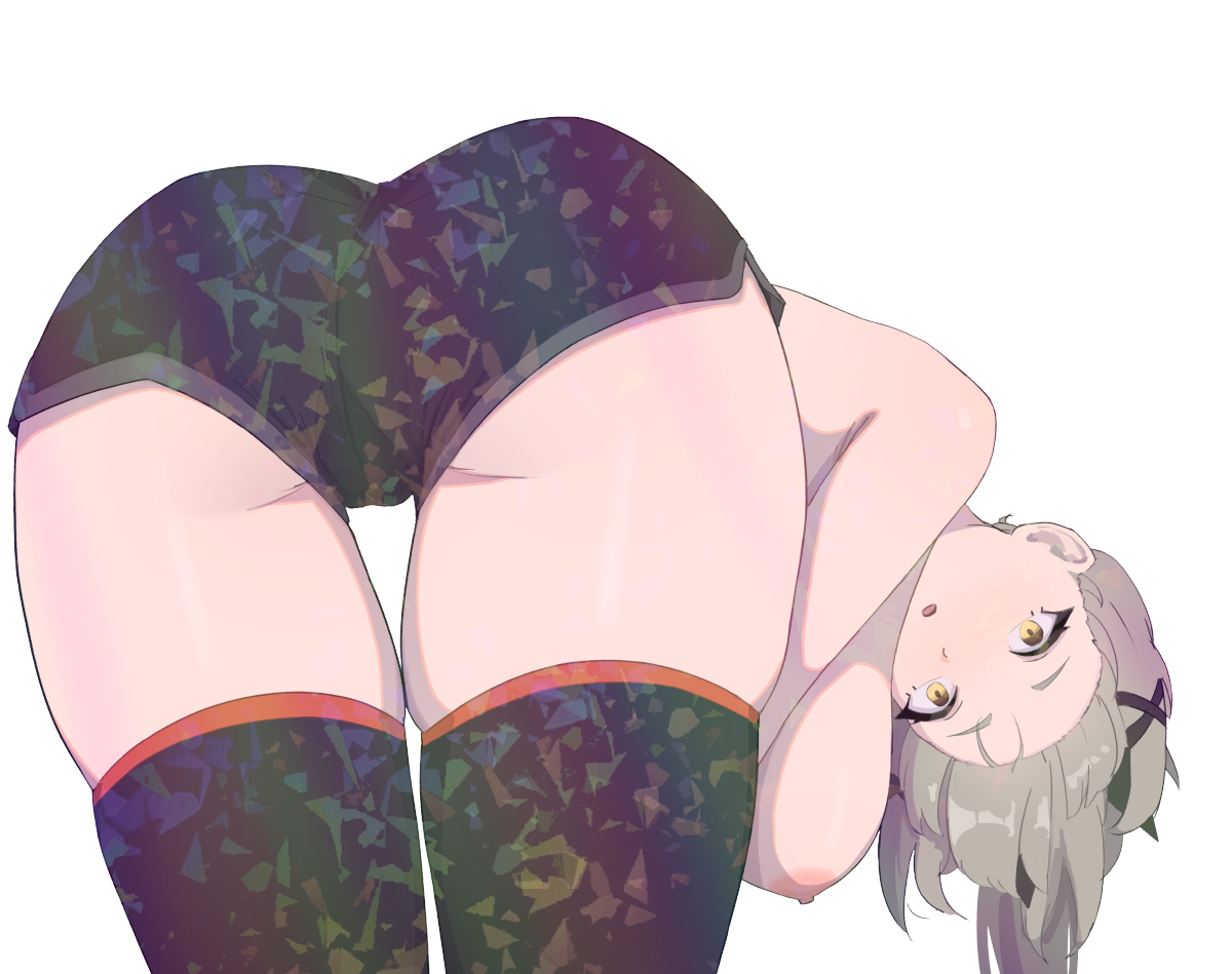 BENT OVER STICKER (ZUWUDRAWS)