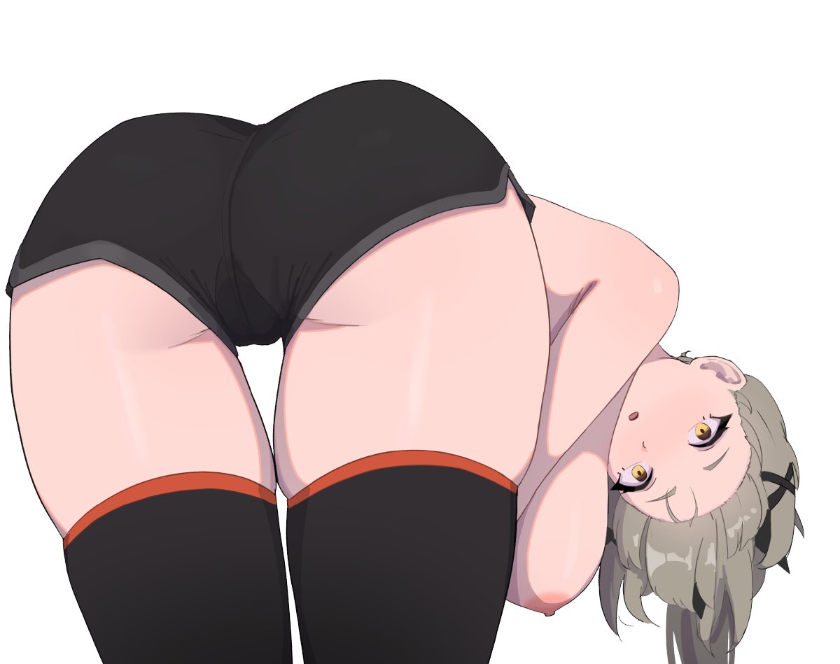 BENT OVER STICKER (ZUWUDRAWS)