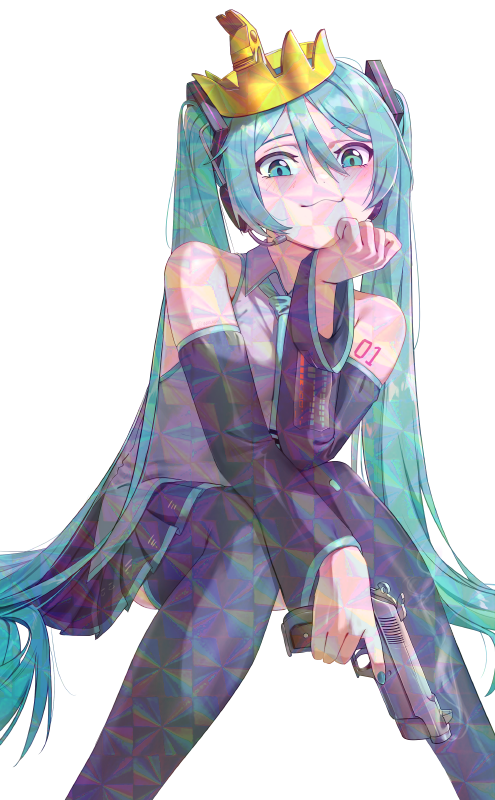 BLUE PRINCESS STICKER (WALIGNER)