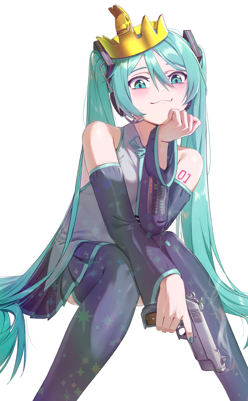 BLUE PRINCESS STICKER (WALIGNER)