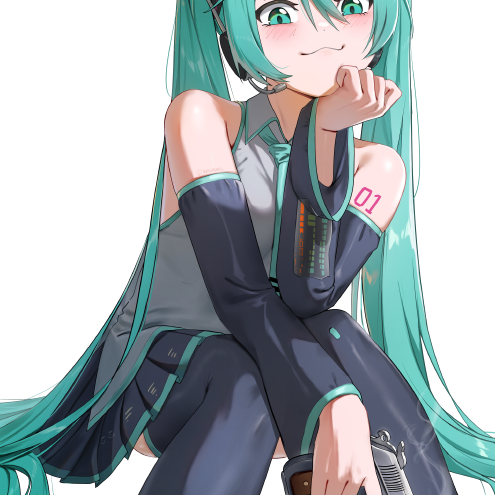 BLUE PRINCESS STICKER (WALIGNER)