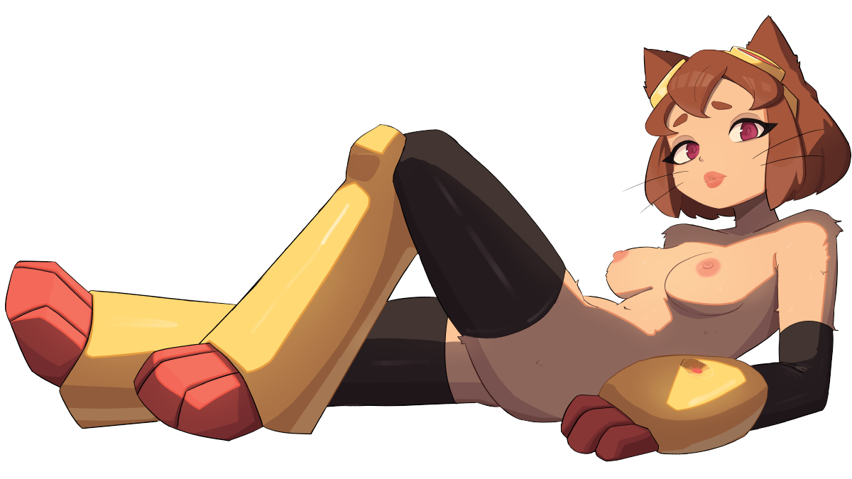 CAT GIRL STICKER! (ZUWUDRAWS)
