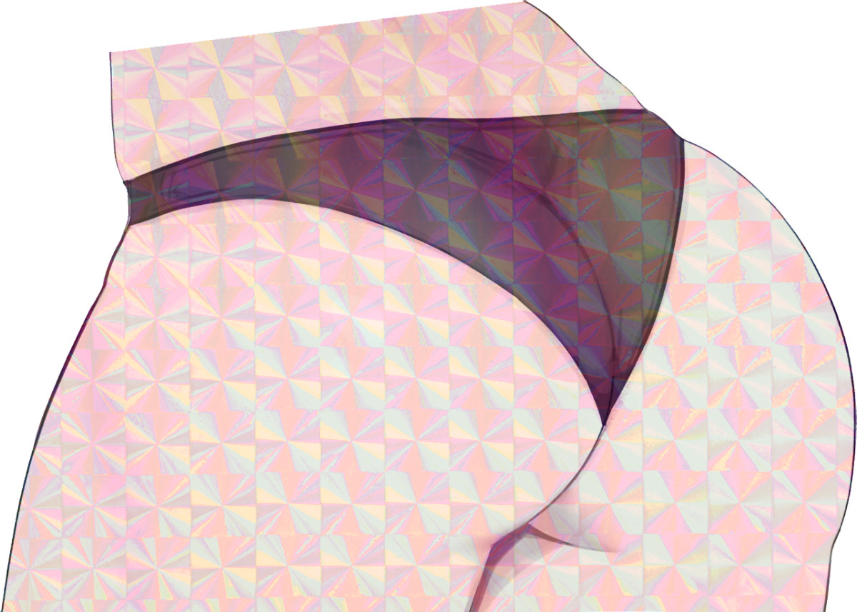BOOTY STICKER (ZUWUDRAWS)
