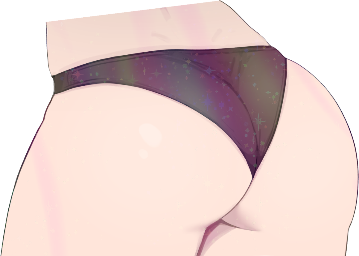 BOOTY STICKER (ZUWUDRAWS)