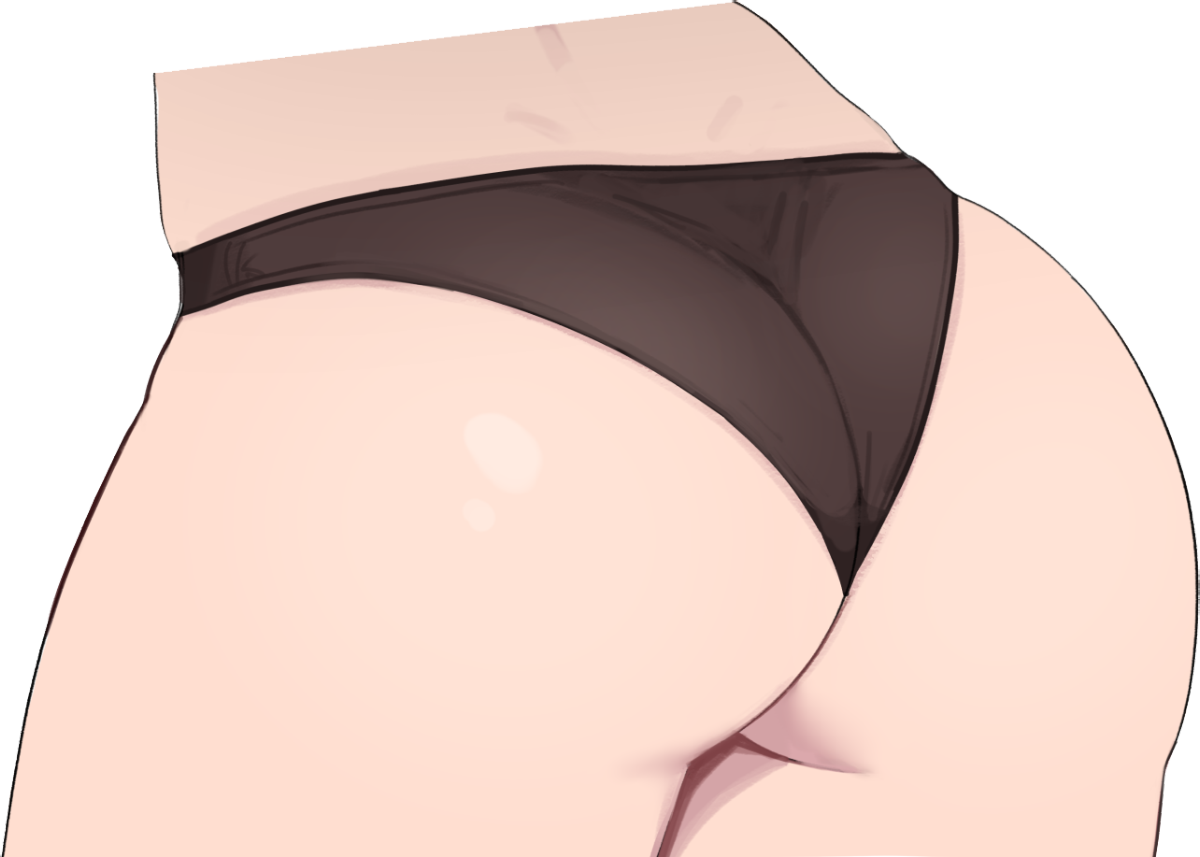 BOOTY STICKER (ZUWUDRAWS)