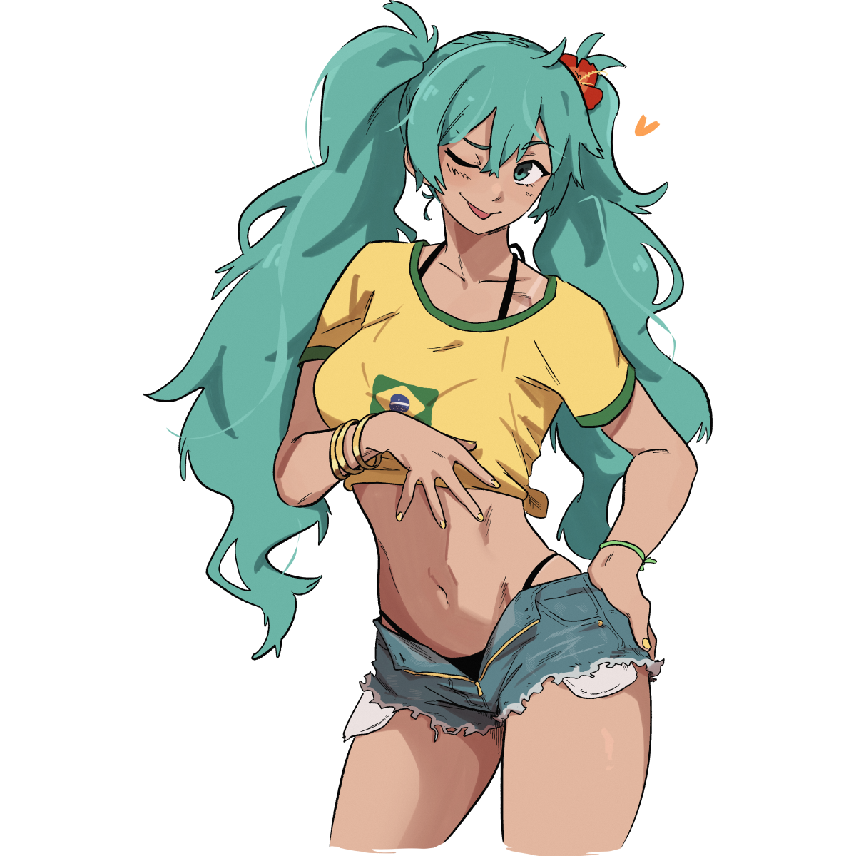 BRAZILIAN MIKU STICKER! (DASHI)