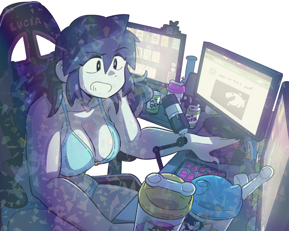 LUCIA DEGENERATE STICKER! (BRYCE AND SCOTT)