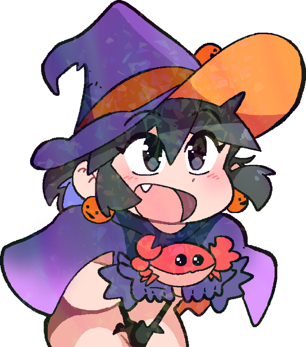 LUCIA HALLOWEEN CHIBI STICKER! (BRYCE AND SCOTT!)