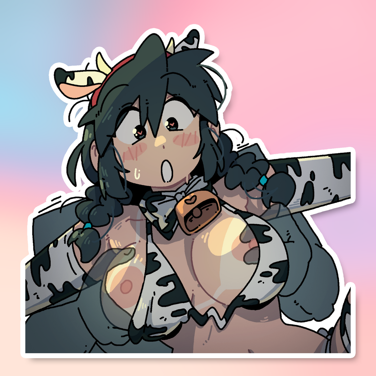 COWKINI PINCH STICKER! (BRYCE AND SCOTT)