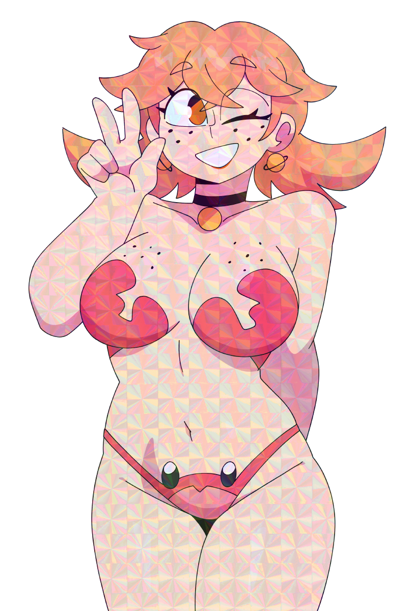 POLLY CRAB BIKINI STICKER! (QUINTZEEE)