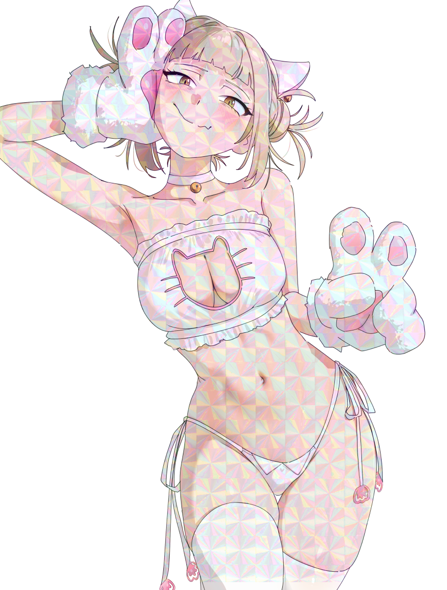 CRAZY CAT GIRL STICKER (WALIGNER)