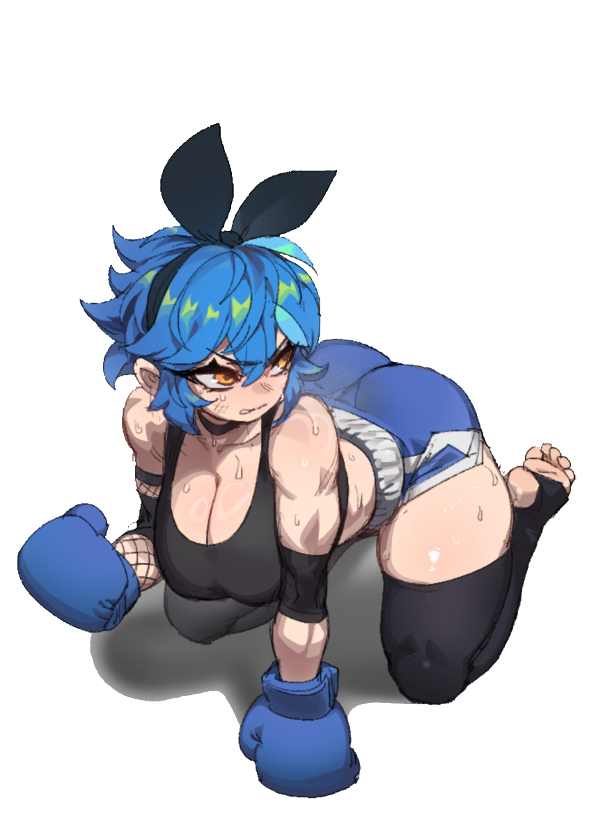 DIF BOXER ON KNEES STICKER! (DIF)