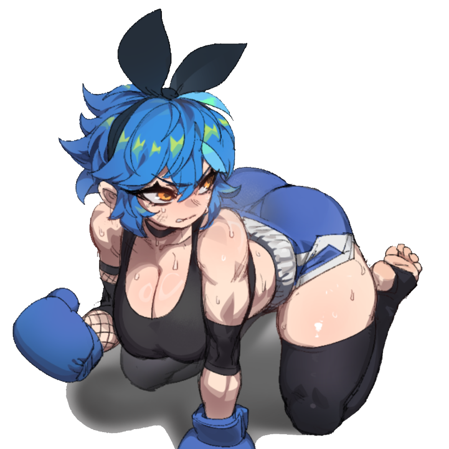 DIF BOXER ON KNEES STICKER! (DIF)
