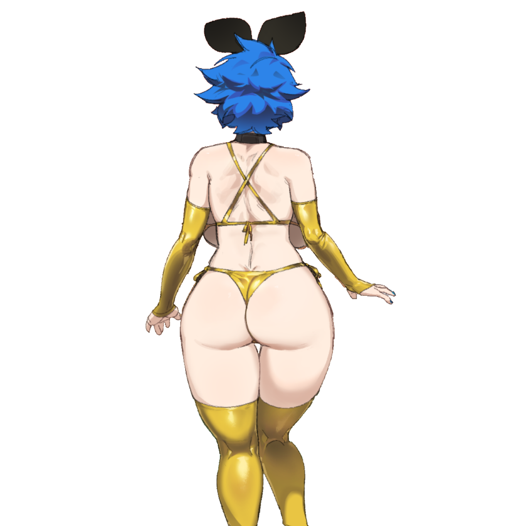 DIF GOLD BIKINI BACK STICKER! (DIF)