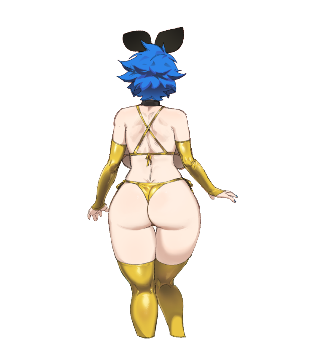 DIF GOLD BIKINI BACK STICKER! (DIF)
