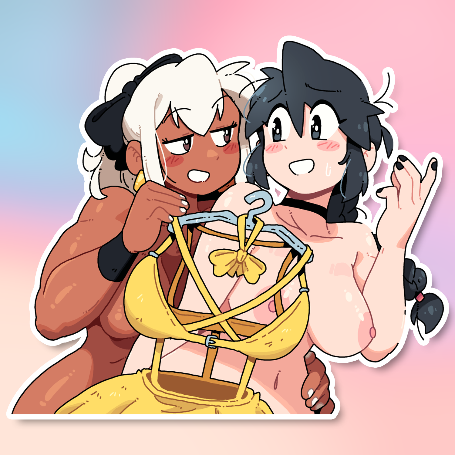 LUCIA DRESS-UP STICKER! (BRYCE AND SCOTT)