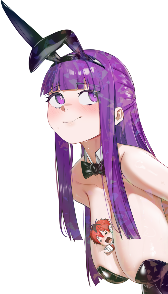 FERN BUNNY BUST STICKER! (WALIGNER)