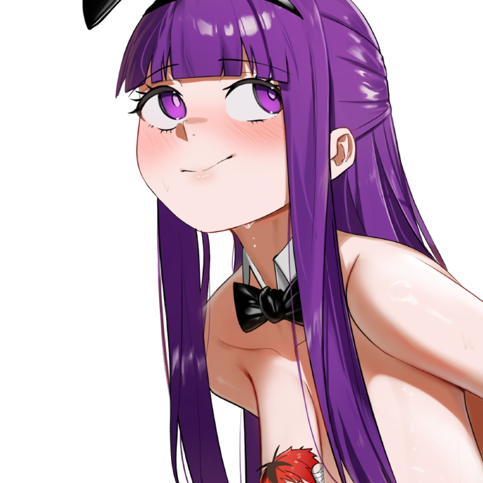 FERN BUNNY BUST STICKER! (WALIGNER)