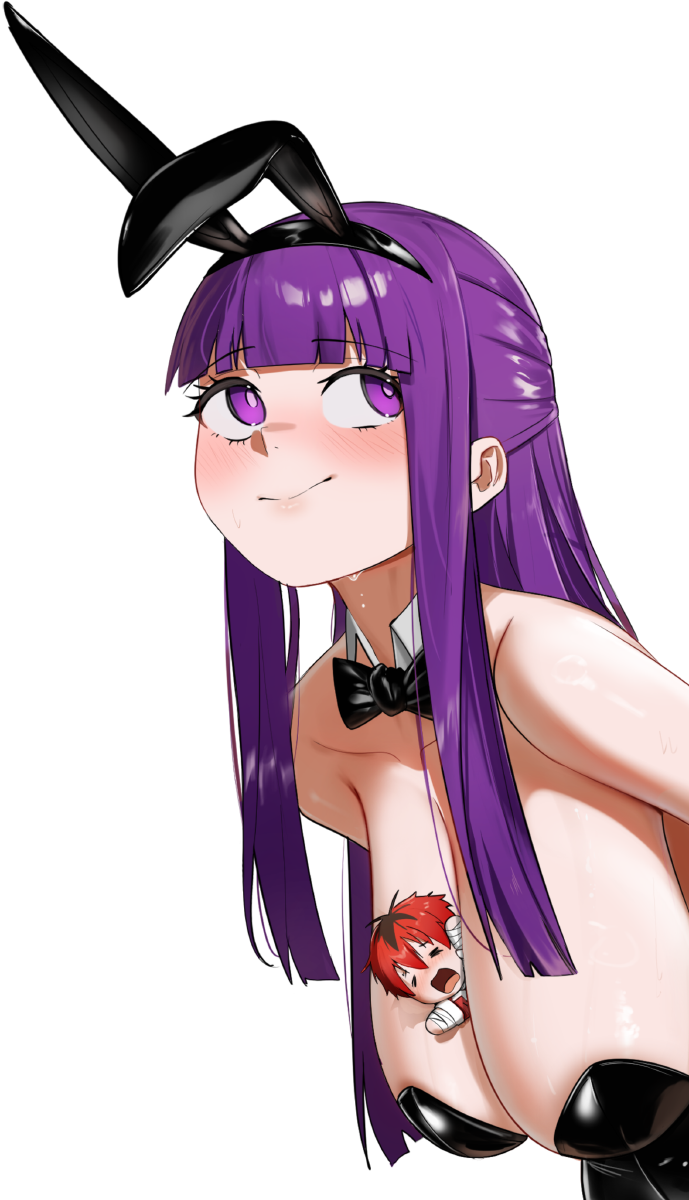 FERN BUNNY BUST STICKER! (WALIGNER)