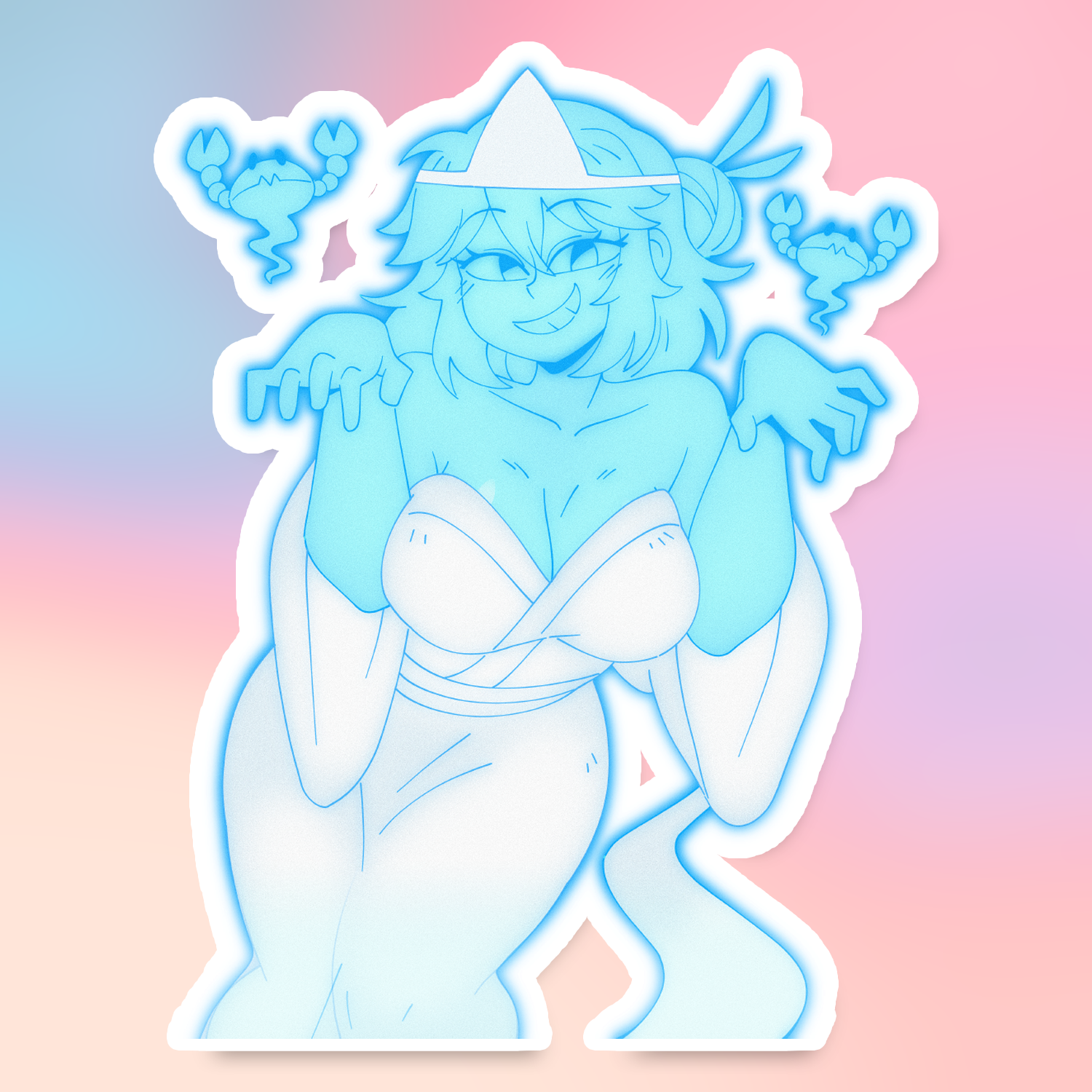 BOOCIA STICKER! (VARIANTS) (QUINTZEEE)