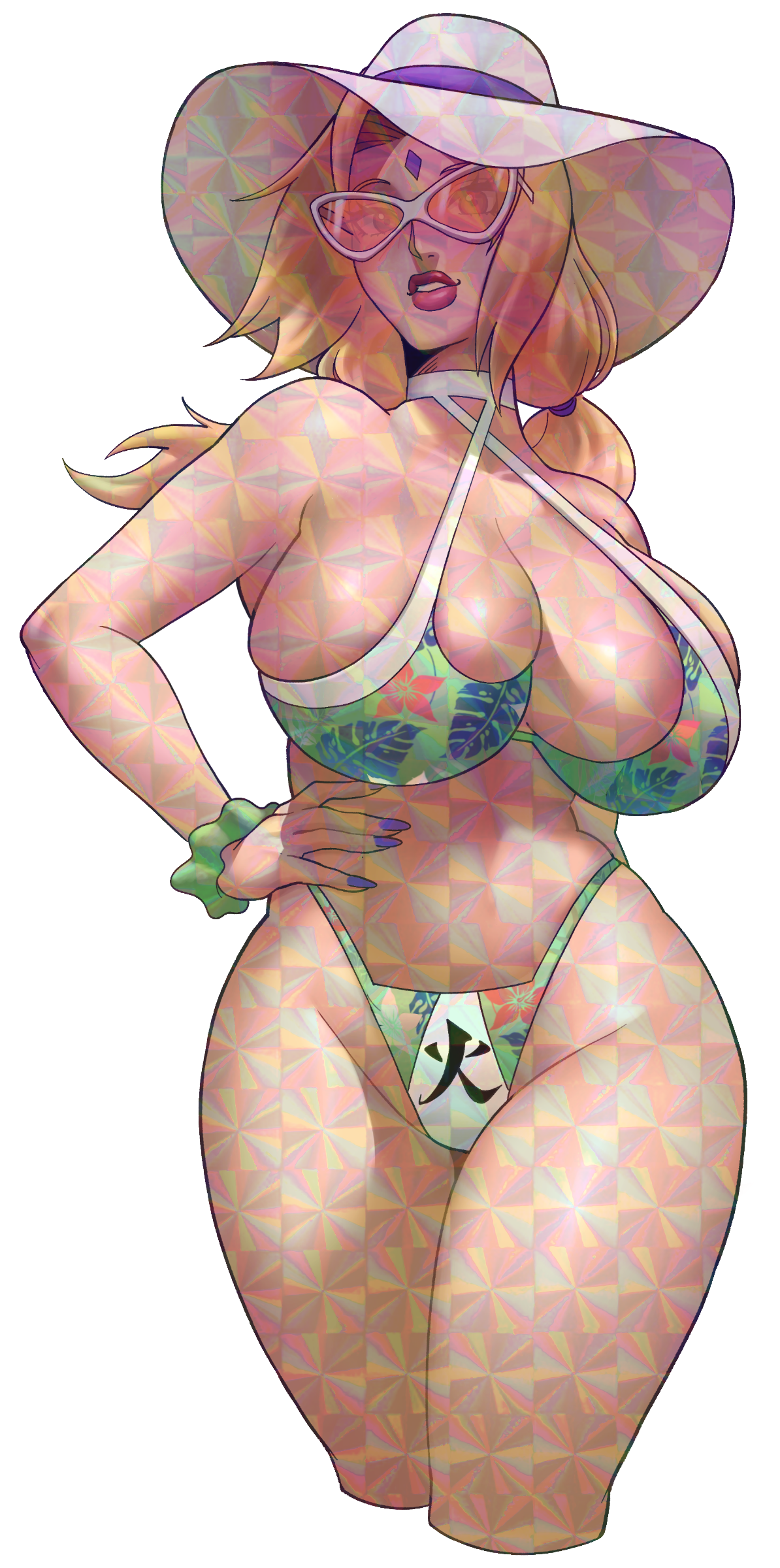 GORGEOUS GAMBLER STICKER! (VARIANTS) (ECHOSABER)