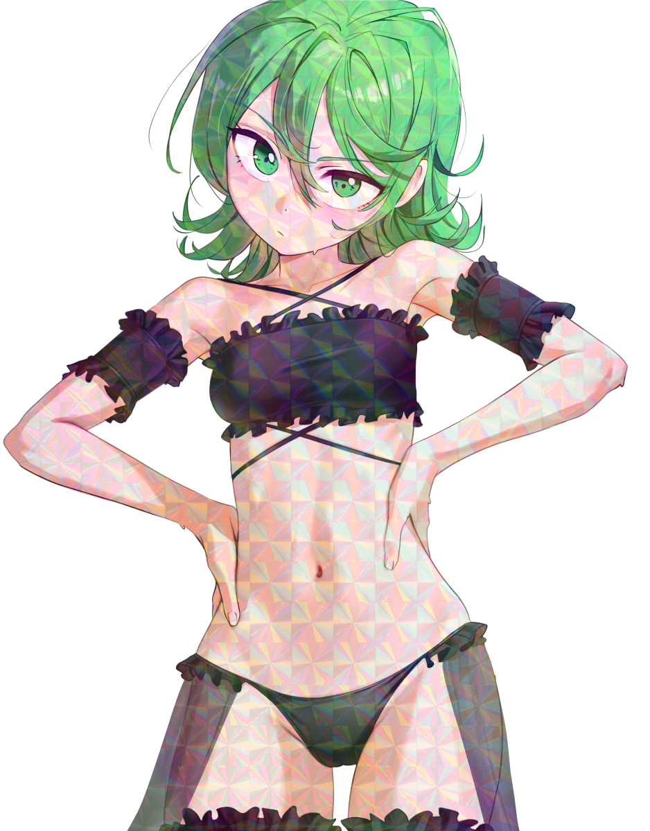 GREEN HAIR, GREAT SMILE STICKER (WALIGNER)