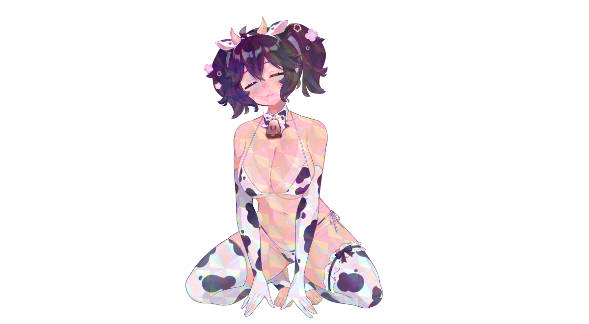 HAYATE COWKINI STICKER! (BRYCE AND SCOTT)