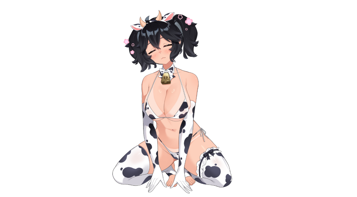 HAYATE COWKINI STICKER! (BRYCE AND SCOTT)