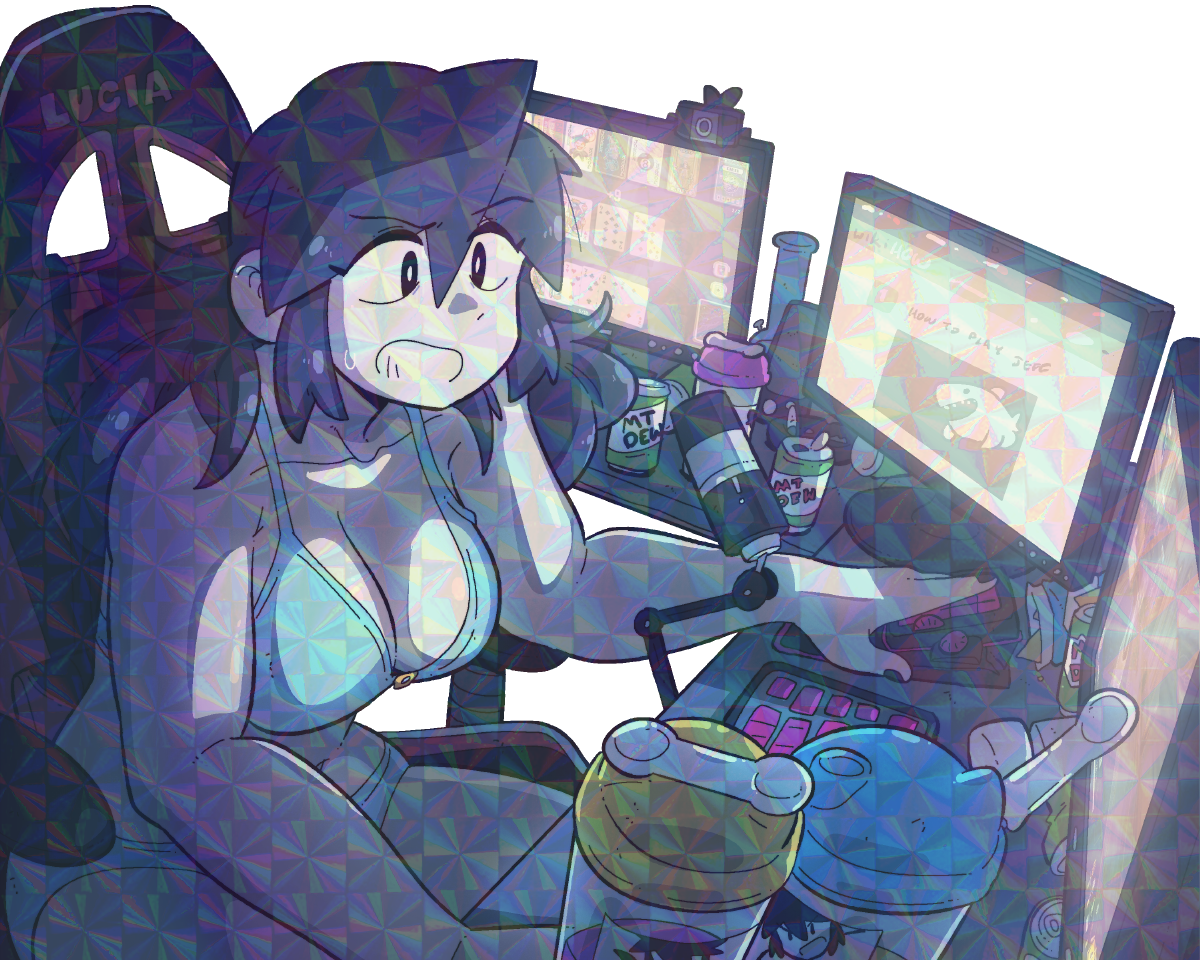 LUCIA DEGENERATE STICKER! (BRYCE AND SCOTT)