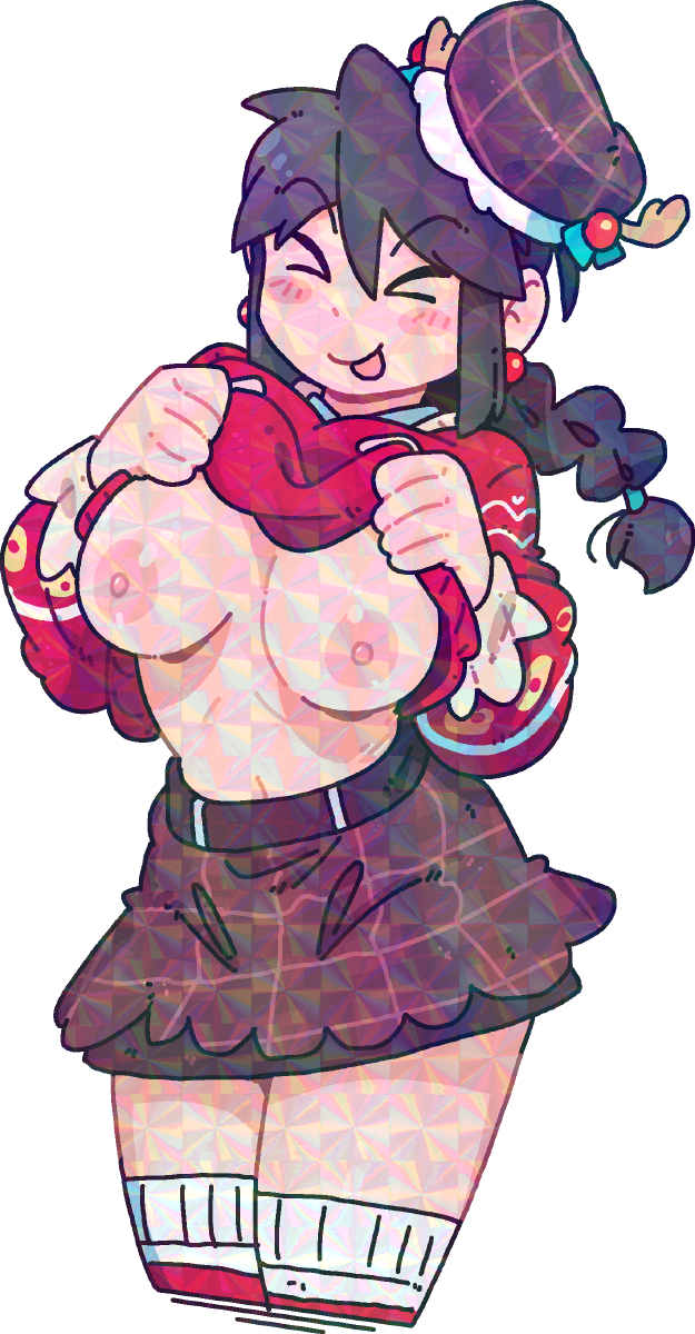 CHRISTMAS BOOBDROP LUCIA STICKER! (VARIANTS) (BRYCE AND SCOTT)