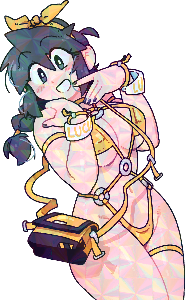 LUCIA 'TEE-HEE' STICKER! (BRYCE AND SCOTT)