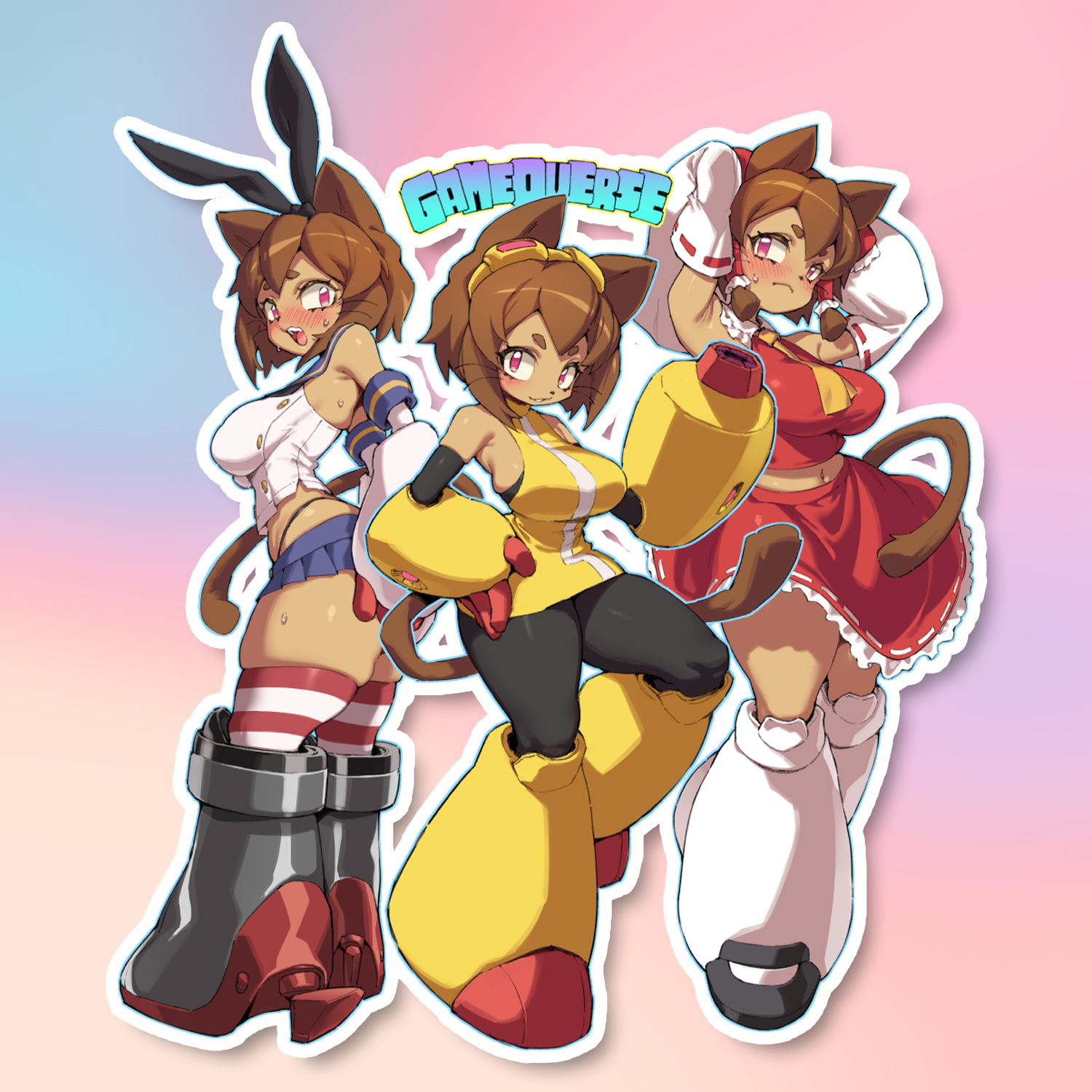 KIT TRIO STICKER! (FUYAHANA)