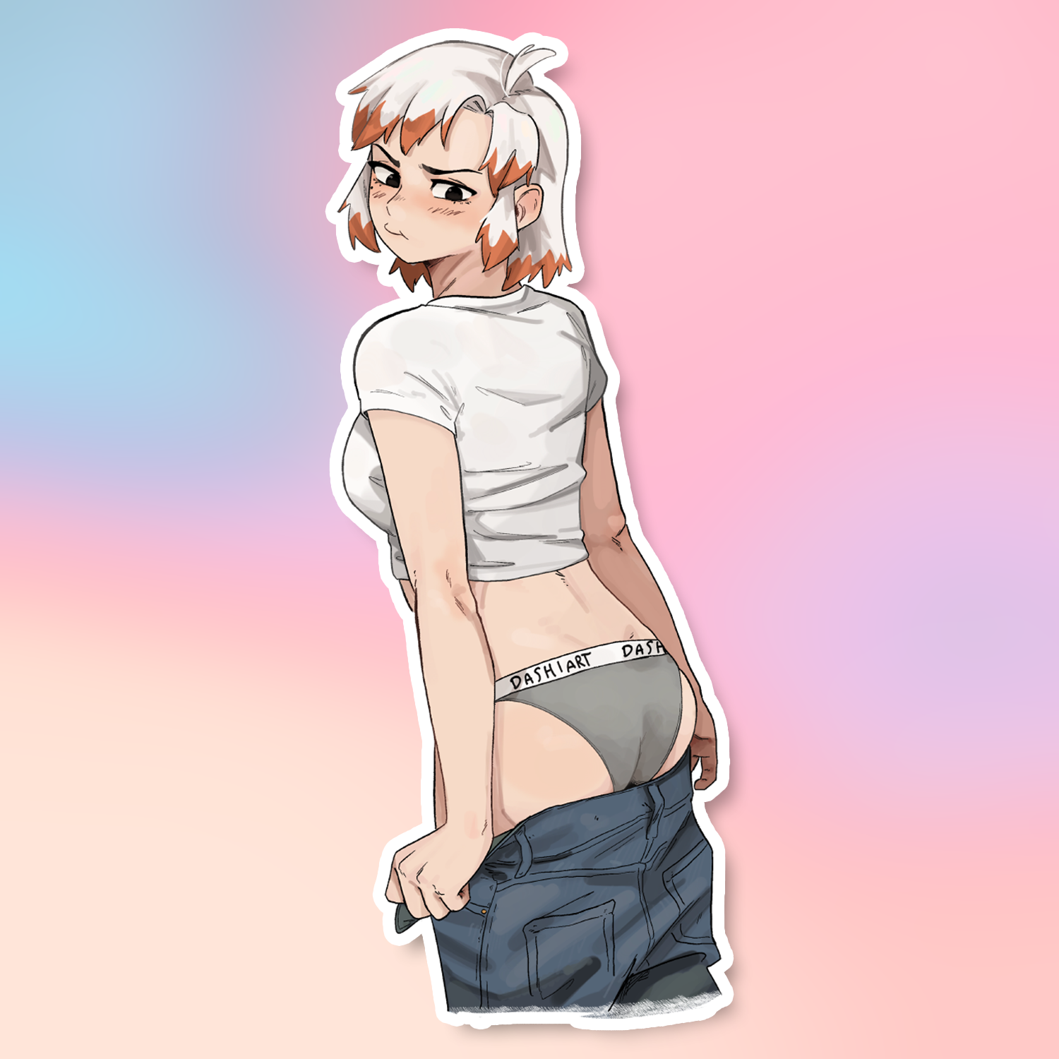LIZ TIGHT PANTS STICKER! (DASHI)