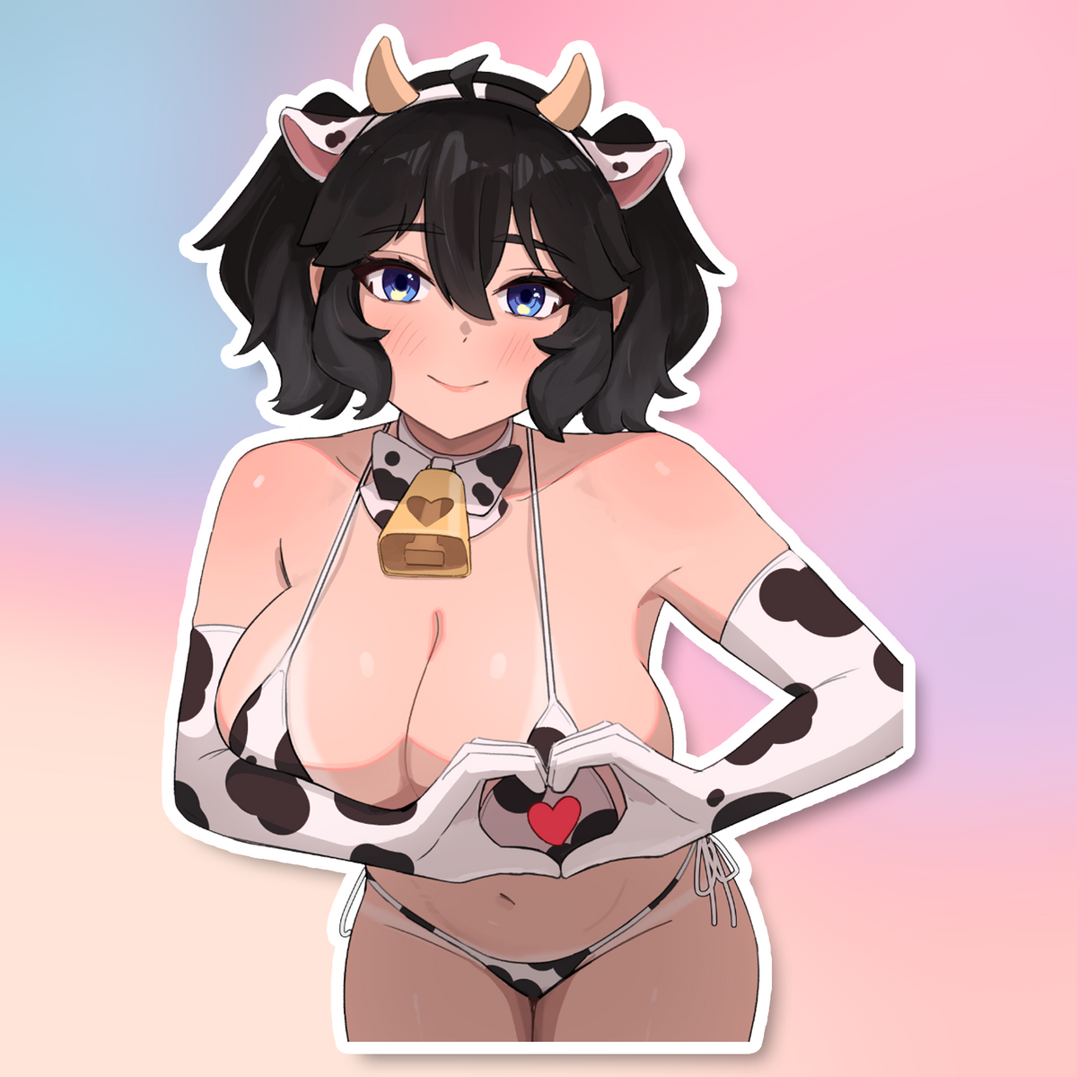 LUCIA COWKINI STICKER! (ZUWUDRAWS)