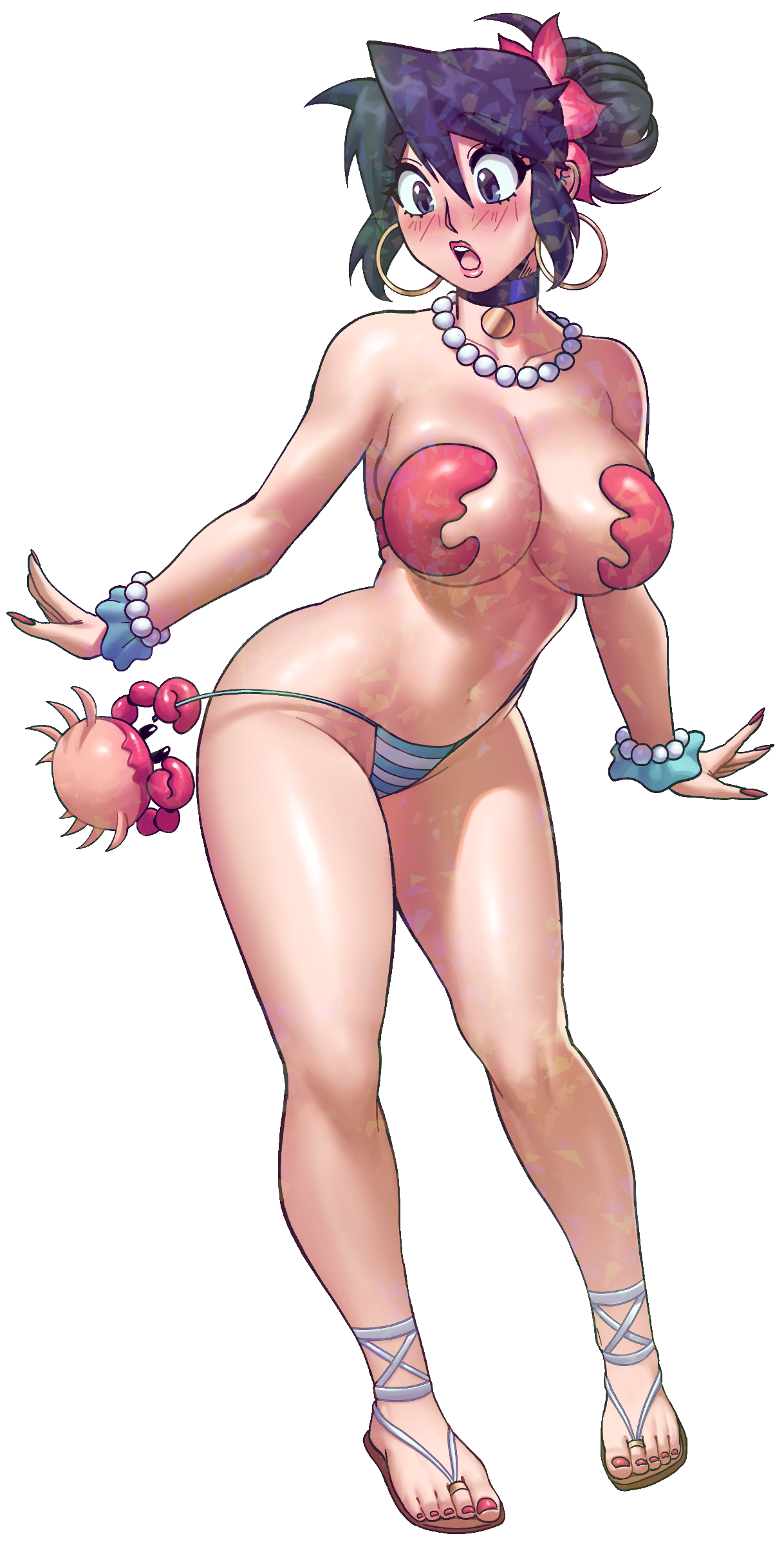 CRAB QUEEN LUCIA STICKER! (ECHOSABER)