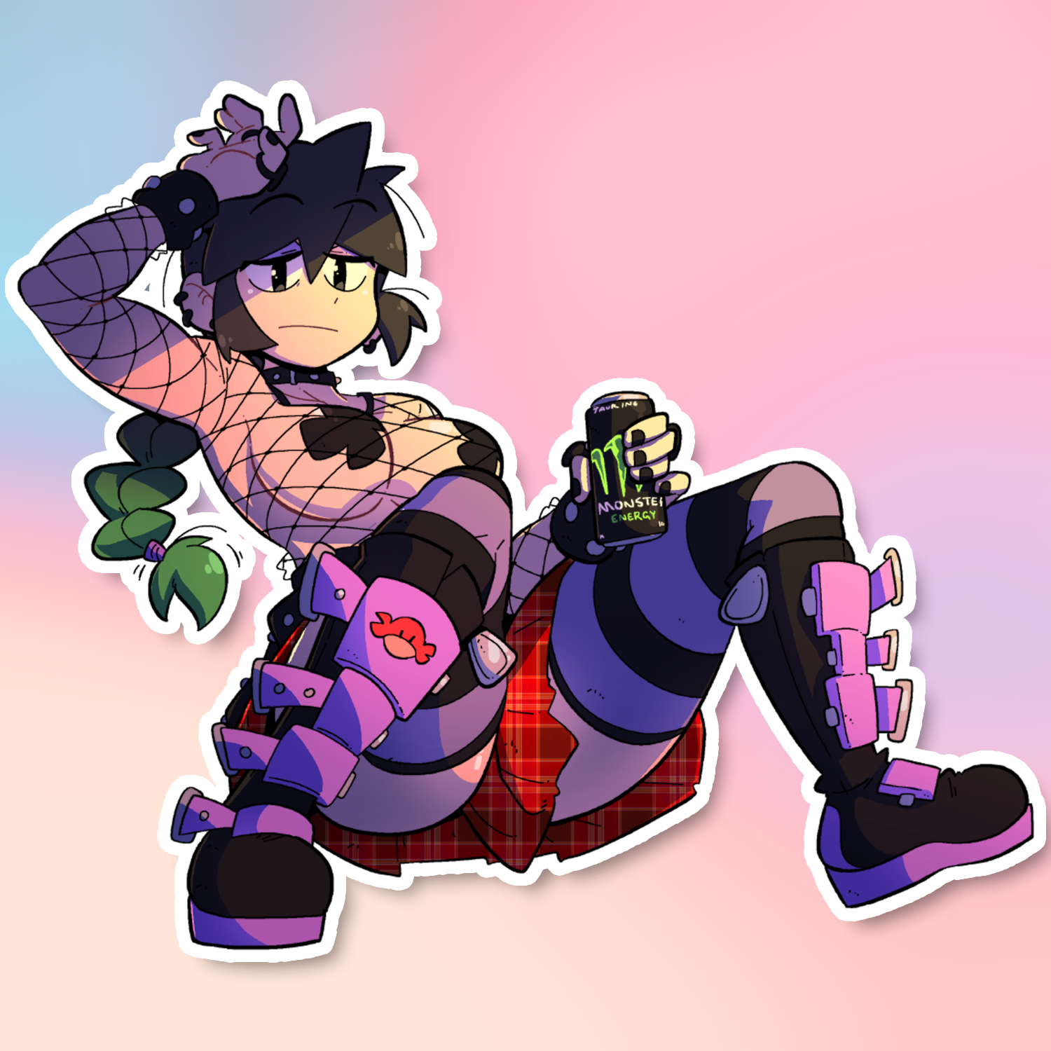 LUCIA GOTH STICKER! (BRYCE AND SCOTT!)