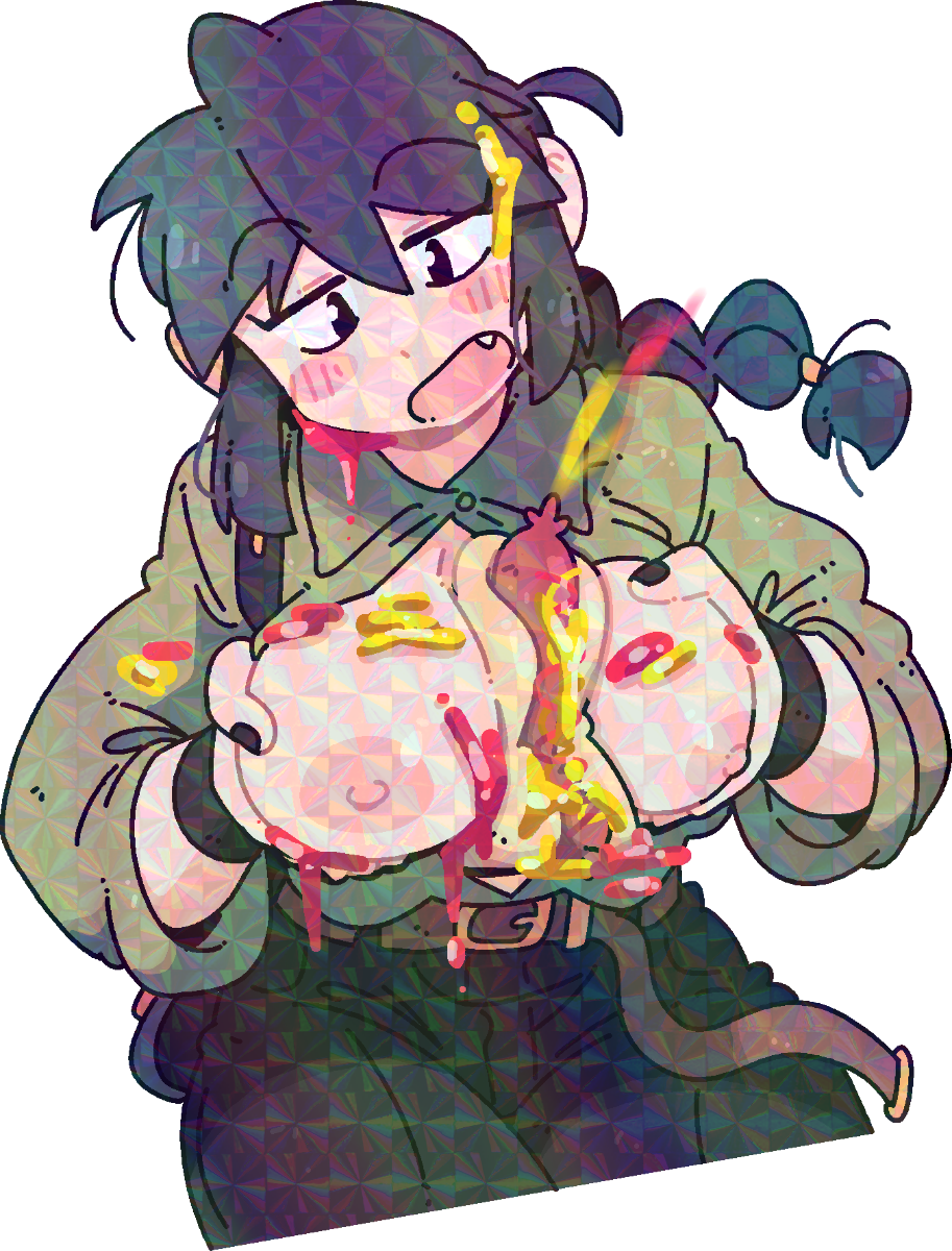LUCIA HOTDOG PAIZURI STICKER! (BRYCE AND SCOTT)