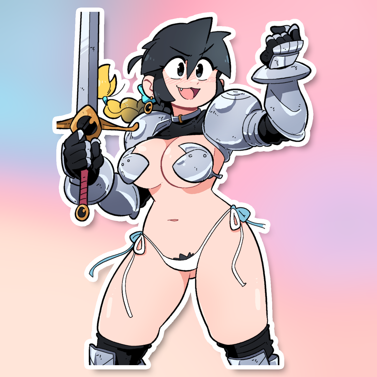 LUCIA KNIGHT STICKER! (BRYCE AND SCOTT)