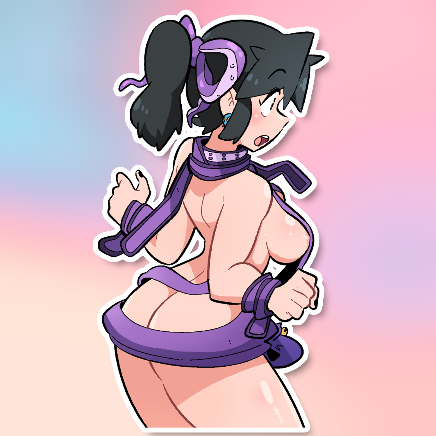 LUCIA SQUIDKINI STICKER (BACK)! (BRYCE AND SCOTT!)
