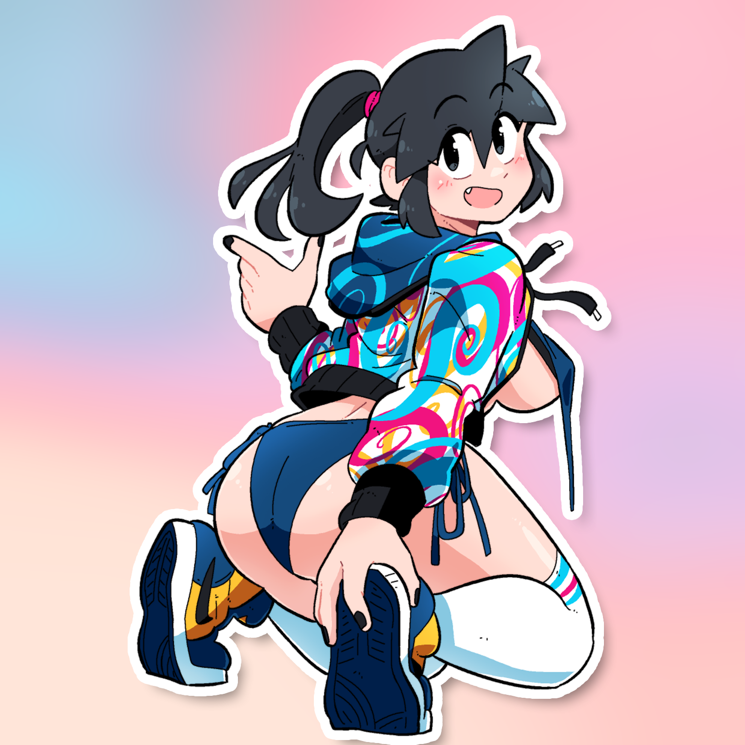 LUCIA SWIRLY SHIRT STICKER! (VARIANTS) (BRYCE AND SCOTT)