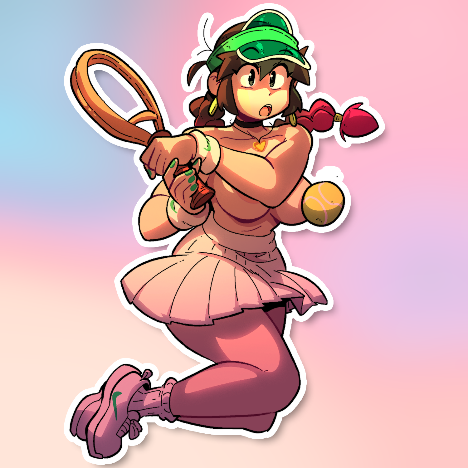 LUCIA TENNIS STICKER! (BRYCE AND SCOTT!)