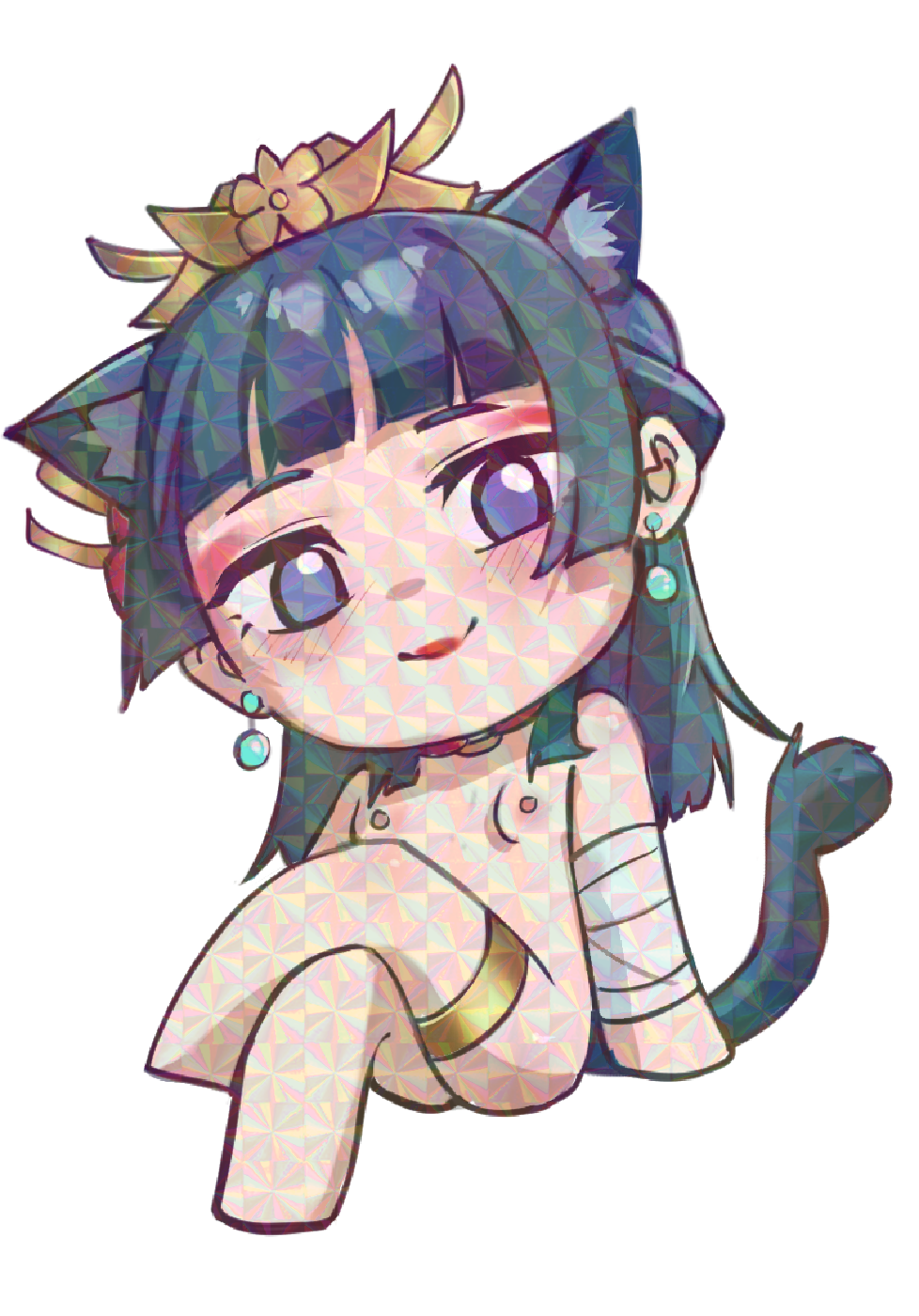 MAOMAO CAT CHIBI STICKER! (WALIGNER)