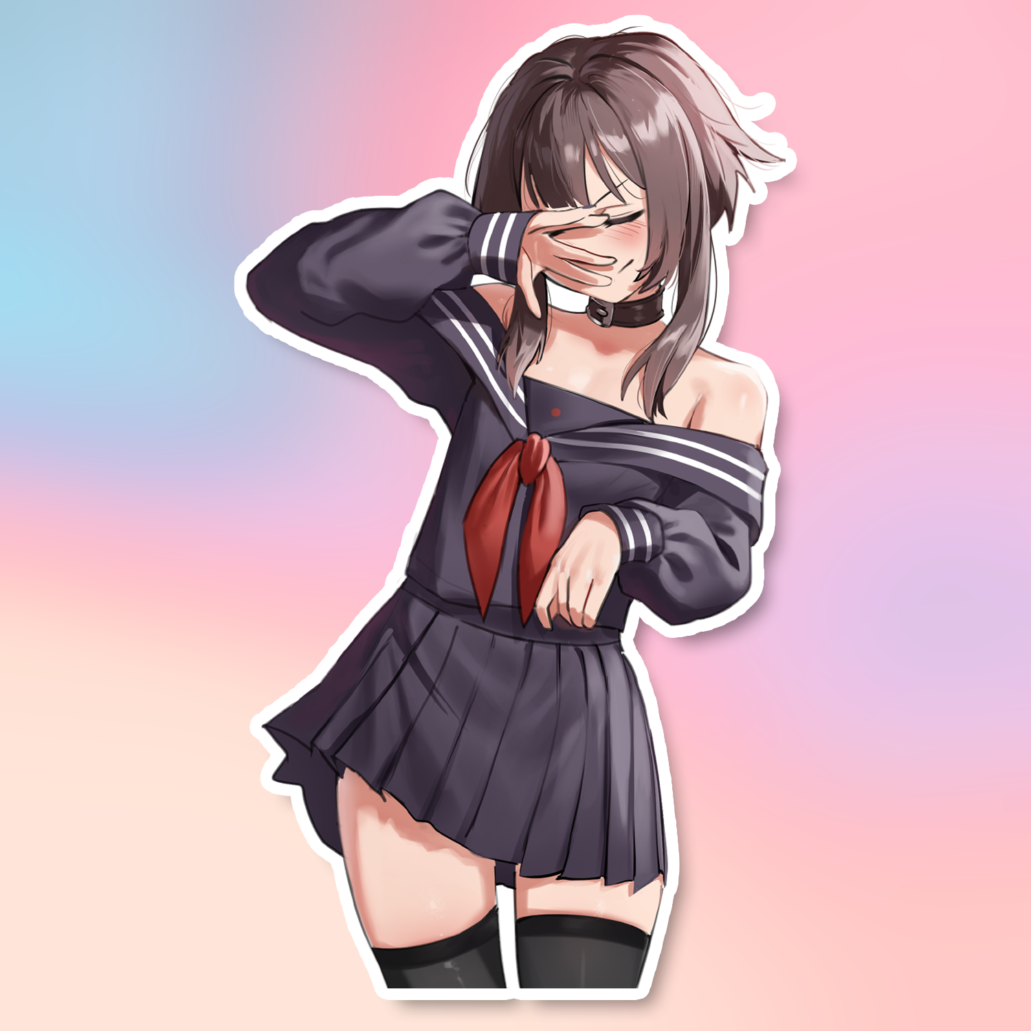 MEGUMIN SHY STICKER! (WALIGNER)