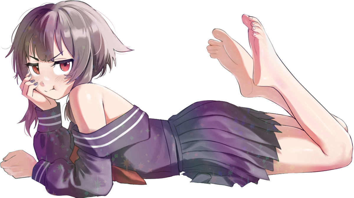 MEGUMIN LAYING DOWN STICKER! (VARIANTS) (WALIGNER)