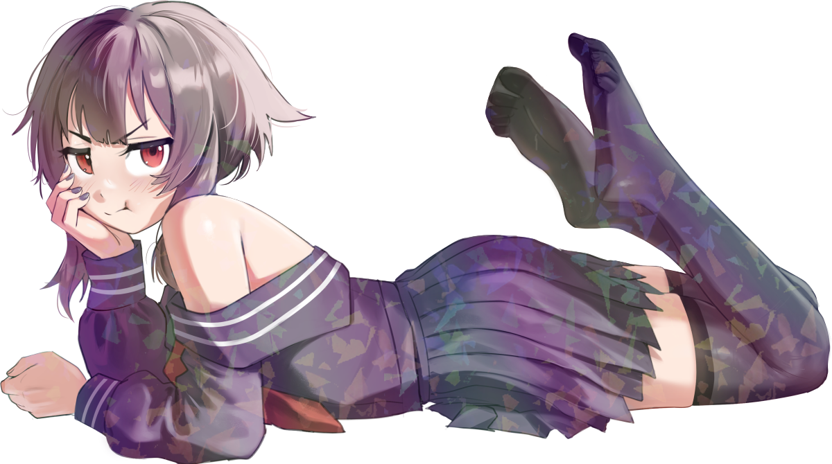 MEGUMIN LAYING DOWN STICKER! (VARIANTS) (WALIGNER)