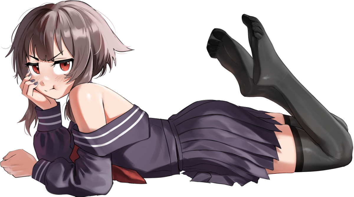 MEGUMIN LAYING DOWN STICKER! (VARIANTS) (WALIGNER)