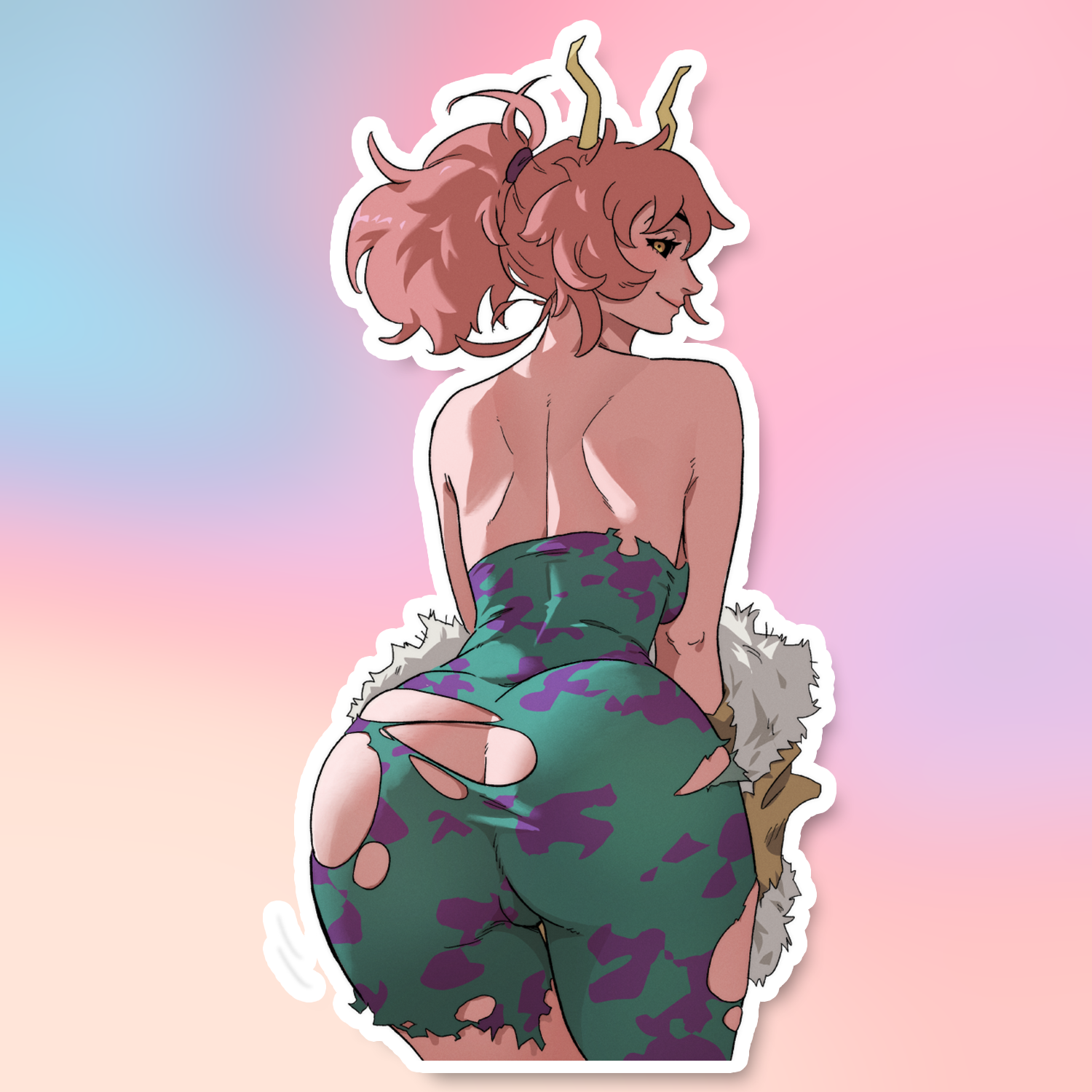 MINA BENDING OVER STICKER! (DASHI)