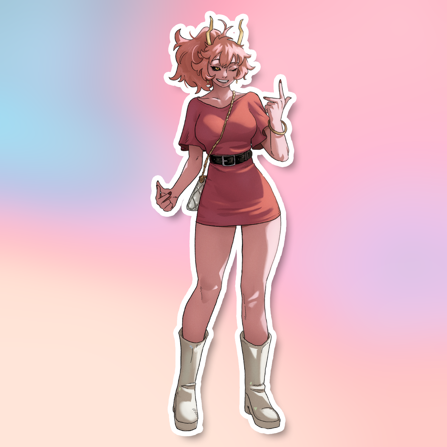 MINA STICKER! (DASHI)